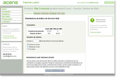 panel de control 2
