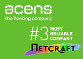 acens, tercera empresa de hosting del mundo más fiable según Netcraft