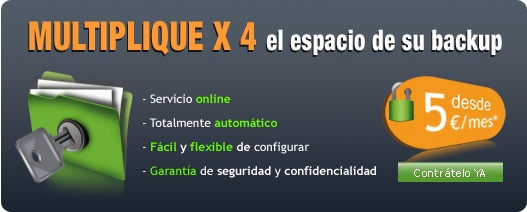 Multiplica por cuatro el espacio de tu backup