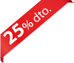 25% descuento