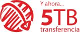 Y ahora 5TB de transferencia