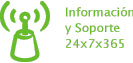 Información y Soporte 24x7x365 Información y Soporte 24x7x365