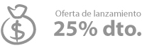 Oferta de lanzamiento 25% de descuento Oferta de lanzamiento 25% de descuento