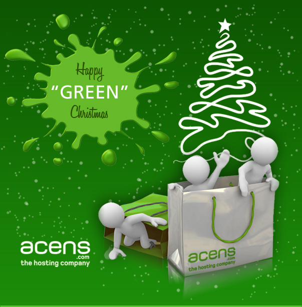 Happy Green Christmas! acens.com The hosting company