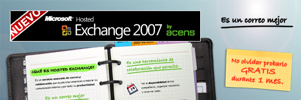 Nuevo Exchange 2007 de acens
