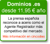 Registro dominios .es