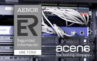 El Sistema de Gestión de Seguridad de la Información de acens obtiene la certificación de AENOR