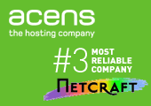 acens se sitúa entre los tres sitios web de empresas de hosting más fiables del mundo